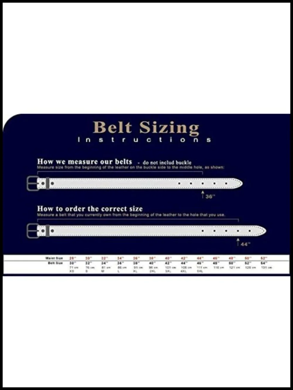 Genuine Full-Grain Cowhide Leather Dress Belt Tapered 30mm to 25mm with Buckle